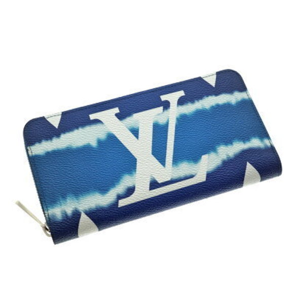 Louis Vuitton LV Escal Zippy Wallet Tie Dye Giant Monogram Blue - Picture 1 of 11
